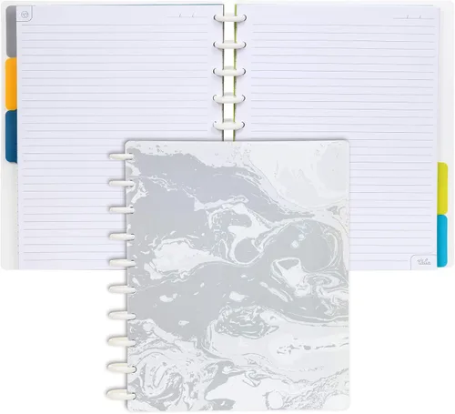 Miniatura 15 de Talia - Cuadernos de notas con tapas, planificador, personalizables, (Azul de Verano, Junior (5.5 pulgadas x 8.5 pulgadas)) Azul verano
