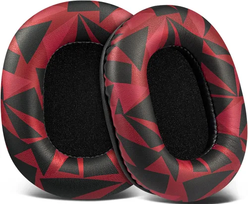 Miniatura 15 de SOULWIT Almohadillas de repuesto para auriculares de monitor Audio Technica ATH M50X M50XBT M50RD M40X M30X M20X MSR7 SX1, almohadillas con piel