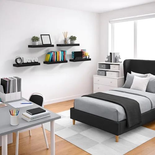 Miniatura 6 de Sorbus Estantes flotantes para pared, estante flotante de 16 pulgadas para cocina, dormitorio, sala de estar, baño, hogar y decoración de pared