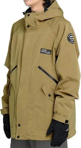 Miniatura 2 de Actleis - Chaqueta impermeable para hombre de snowboard, cálida, cortavientos, para invierno, con capucha