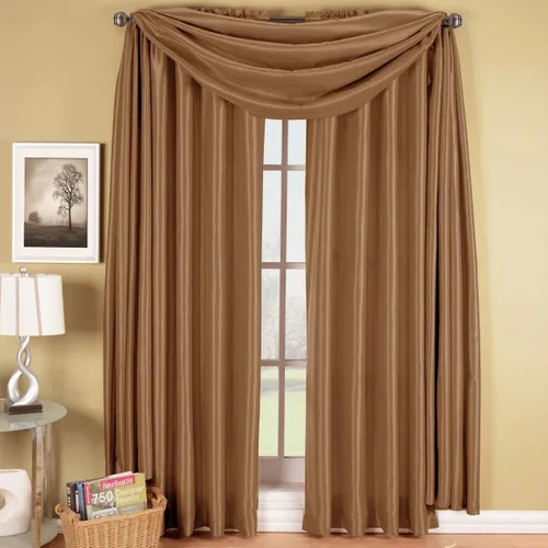Miniatura 4 de sheetsnthings Juego de tratamiento de ventana de 3 piezas: Soho- Par de paneles blancos sólidos (84 pulgadas de ancho x 108 pulgadas de largo)