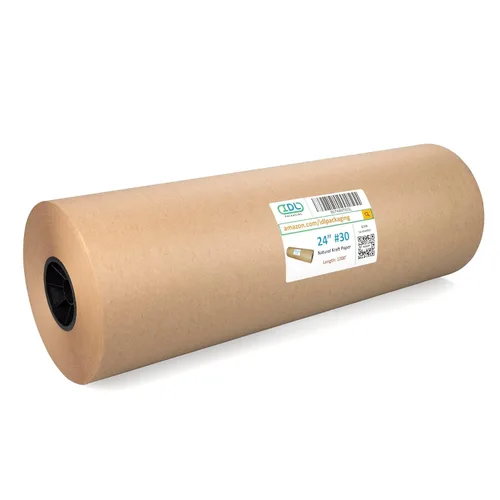 Miniatura 21 de Rollo de papel kraft negro de 36" x 8640" (720 pies), rollo de papel grande de calidad fabricado en Estados Unidos, grosor de 50lb para embalaje