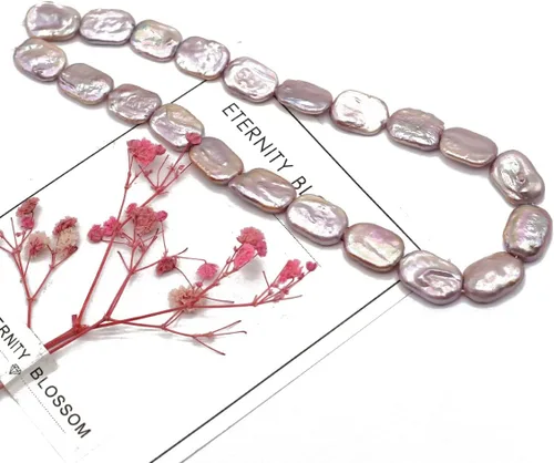 Miniatura 12 de Perlas Barrocas Naturales Irregulares Cultivadas en Agua Dulce Perla Suelta para Elaboración de Collares, Pendientes, Joyería para Mujeres DIY 36 cm
