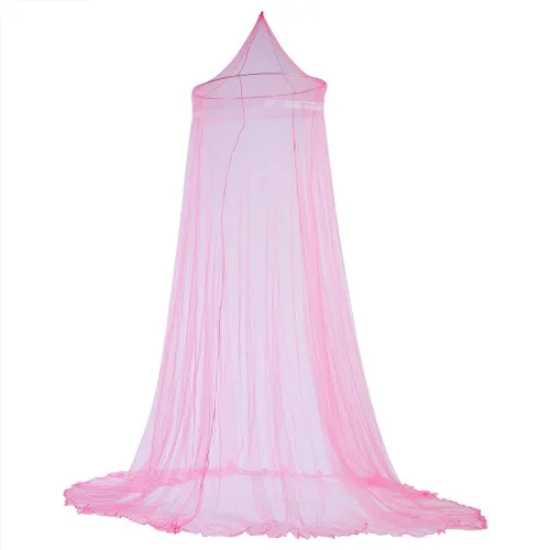 Miniatura 11 de Toldo de cama de mosquitero para niñas, cortinas de cama tamaño Queen desde el techo, decoración de cama para cuna, camas de niños y adultos, Azul