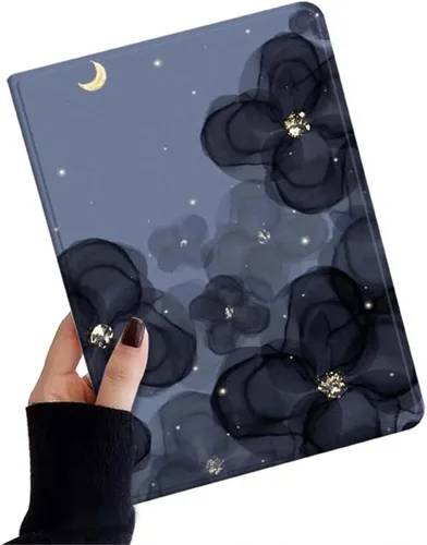 Miniatura 11 de kaidisen Funda de flores compatible con iPad de 9.7 pulgadas, 6ª y 5ª generación, iPad Air/Air 2, diseño de flores, ilustración floral con soporte