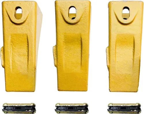 Paquete de 3 dientes de cubo 6737325 con clavijas flexibles 6737326, dientes de cubo compatibles con estilo Bobcat para minicargadora y