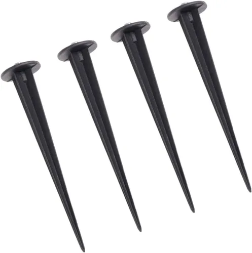 Miniatura 9 de 4 estacas de repuesto para luz solar de camino, accesorios de luces solares con tornillo M5 para pasarela, patio, jardín y patio