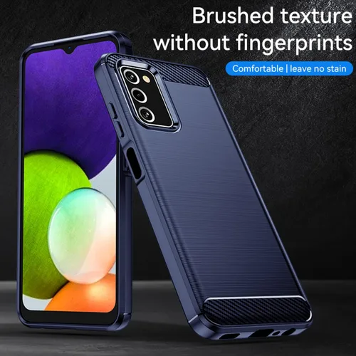 Miniatura 6 de Osophter Funda para Galaxy A03S con 2 protectores de pantalla que absorbe los golpes, goma TPU flexible, funda protectora para teléfono celular