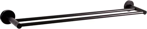 Miniatura 25 de Design House 582734-BGD Kelton - Gancho para bata, color negro mate, dorado satinado