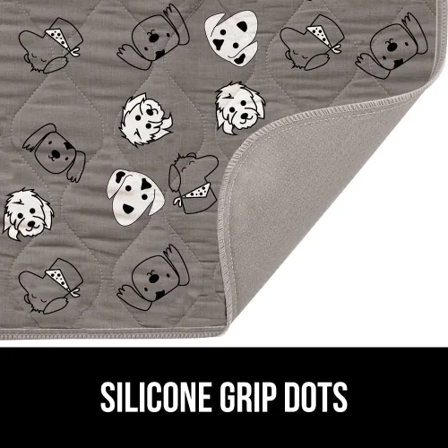 Miniatura 4 de GORILLA GRIP - Almohadillas lavables para cachorros, 18x12, alfombrilla antideslizante para jaula de perros, almohadilla impermeable de tela