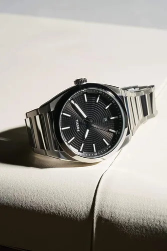 Miniatura 6 de Fossil Everett - Reloj de cuarzo de acero inoxidable para hombre