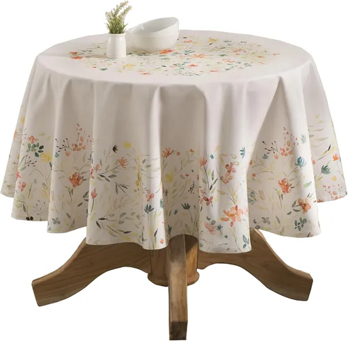Mantel Maison d' Hermine Faïence, 100 % de algodón, para cocina, comedor, decoración de mesa, fiestas, bodas, primavera y verano 015 - Colmar