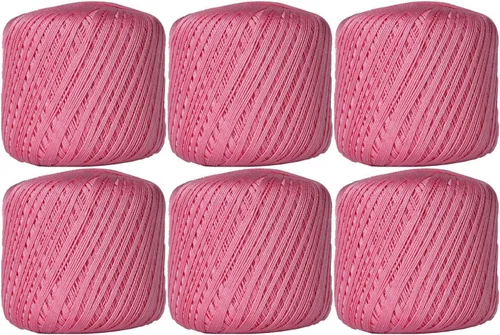 Hilo de croché Threadart, 100 % algodón, talla 10 Rosa
