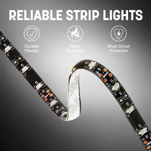 Miniatura 3 de Pilot Automotive CZ-3093W - Kit de luz LED de tira blanca de 8 pies (12 V)