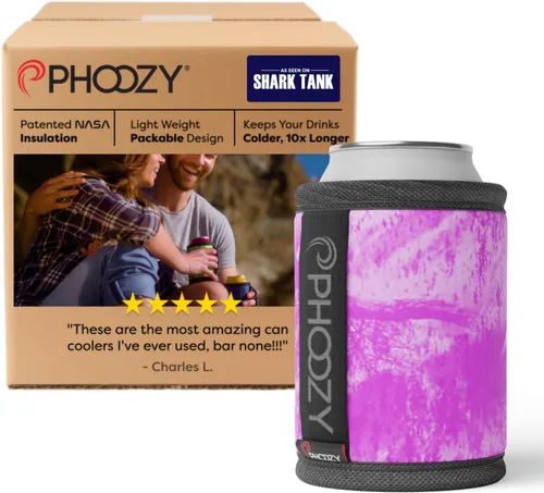 Miniatura 11 de PHOOZY Enfriador de latas aislado para latas delgadas de 12 oz - El aislamiento patentado de la NASA mantiene las bebidas frías 10 veces más tiempo
