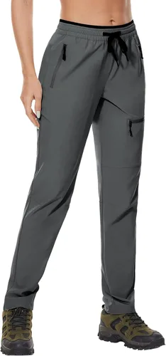 SPECIALMAGIC Womens Hiking Pants Lightweight Quick Dry Cargo Pants Water Resistant Travel Work Pant