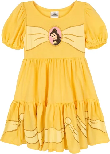 Miniatura 7 de Disney Vestido de princesa con cuello cuadrado y volantes para niñas pequeñas y adultas, tallas de 2T a 2XL