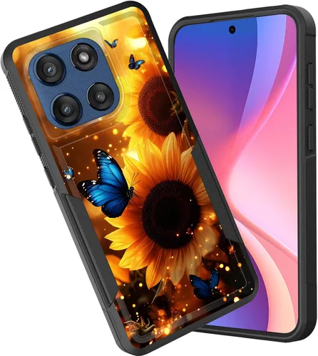 Miniatura 182 de Funda protectora para Motorola Moto G Stylus 5G 2025/Moto G Stylus 5G 2026, funda protectora híbrida de doble capa resistente a prueba de golpes