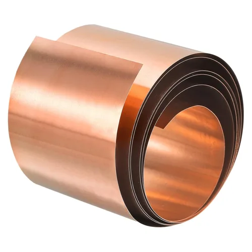 uxcell Rollo de hoja de cobre, 118.110 in x 1.969 in x 0.002 in, 99.9% de cobre puro, tira de metal para proyectos eléctricos de bricolaje