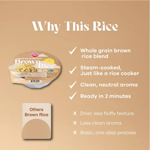 Miniatura 3 de OTOKI Arroz integral germinado coreano, tazones de arroz de grano entero premium, sin gluten y vegano, listo en 2 minutos, 7.41 oz (paquete de 12)