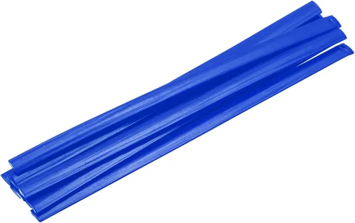 Miniatura 70 de MECCANIXITY 5 varillas de soldadura de plástico amarillo de 0.374 in x 9.843 in HDPE cinta plana de soldadura de plástico para reparar tanques