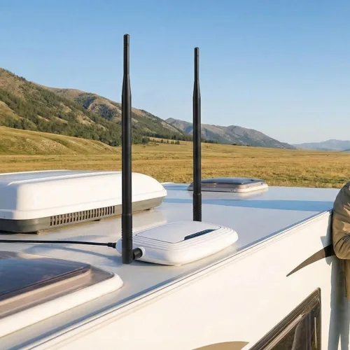 Miniatura 5 de Paquete de 2 antenas 4G LTE 8dBi RP-SMA macho - Antena celular omnidireccional de alta ganancia para enrutador, puerta de enlace, módem, punto