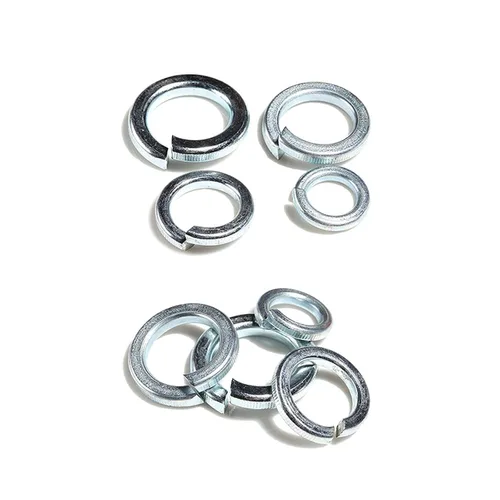 Miniatura 8 de 200 piezas M3 Split Lock Arandela de bloqueo de resorte, galvanizado, anillo de junta para tornillos M3