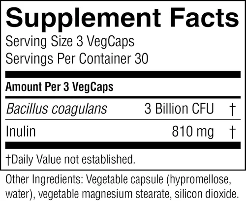 Miniatura 5 de Nature's Sunshine Bacillus Coagulans, NutriBiome - 90 Vegicaps