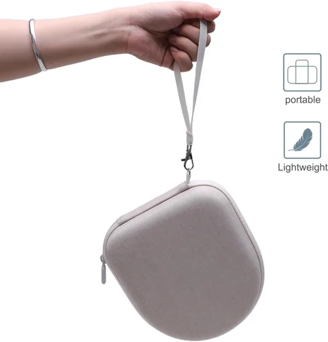 Miniatura 5 de LTGEM - Funda compatible con auriculares Sony WH-CH520 / WH-CH510, funda rígida de transporte de viaje para auriculares Sony WH-CH520 (beige)