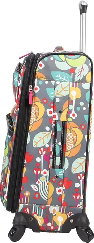 Miniatura 2 de Lily Bloom Designer Pattern Collection - Juego de equipaje de 3 piezas ligero y expandible con ruedas giratorias para mujer el juego de viaje