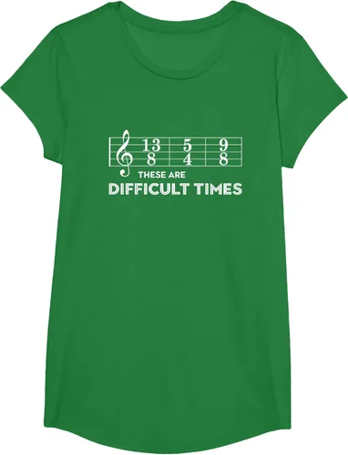 Miniatura 80 de Musician - Camiseta con texto en inglés "These are Difficult Times", talla S