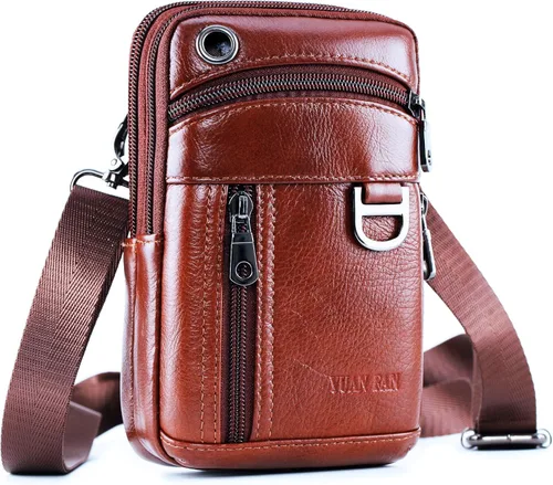 Miniatura 10 de Funda de cuero de alta calidad para teléfono, paquete de cintura unisex para cigarrillos, funda de cinturón con clip vertical, estuche de transporte