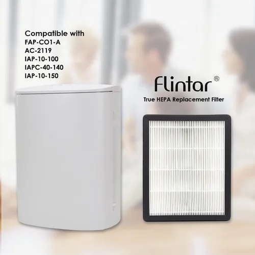 Miniatura 2 de Filtro de repuesto HEPA verdadero tipo A, compatible con Filtrete FAP-C01-A e IDYLIS AC-2119, IAP-10-100, IAPC-40-140, IAP-10-150, Parte #1150096