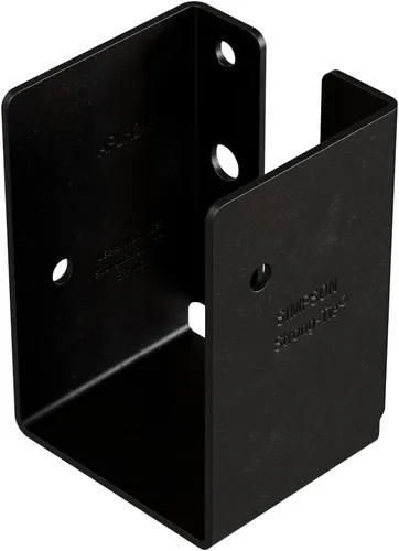 Miniatura 4 de Simpson Strong-Tie APLH24R Outdoor Accents ZMAX, colgador de vigas de luz negra para 2x4 áspero (paquete de 12)