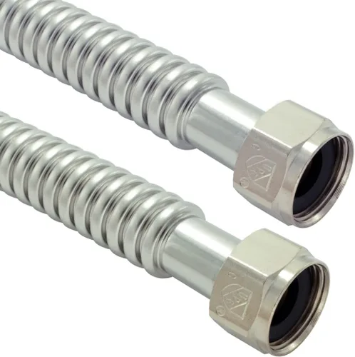 Miniatura 8 de TT FLEX Conector de calentador de agua corrugado de acero inoxidable flexible para suavizador de calentador de agua, 3/4 pulgadas FIP x 3/4 pulgadas