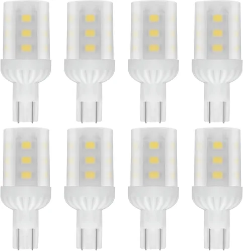 Miniatura 9 de Cheopha Bombillas LED T10 T5 con base de cuña de 12 V, 921, 3 W, reemplazo de lámpara halógena de 30 W para paisaje, exterior, camino, escalón