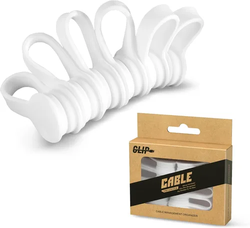 Bridas magnéticas de silicona, bridas reutilizables para cables de carga USB, organizador de cables ligeros, imanes de refrigerador, almacenamiento