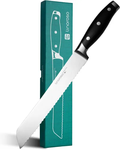 Miniatura 13 de linoroso Cuchillo deshuesador de 5.7 pulgadas con elegante caja de regalo, cuchillo de filete de acero inoxidable de carbono alemán forjado afilado