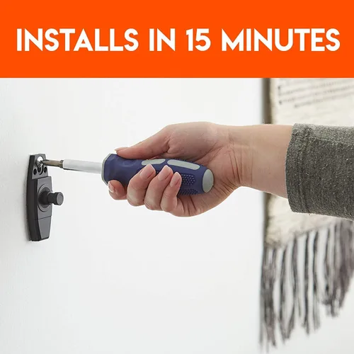Miniatura 6 de ECHOGEAR Par de soportes para altavoces de pared y techo - Diseño universal que funciona con Vizio, Sony y más - Inclinación y giro sin herramientas
