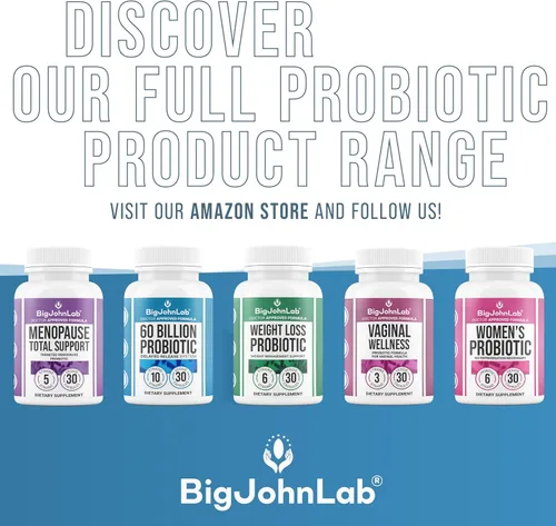 Miniatura 8 de BIGJOHNLAB® - Probióticos vaginales para mujer – Balance de PH, control de olores, levadura, microbioma y salud femenina – 6B UFC, raíz de regaliz