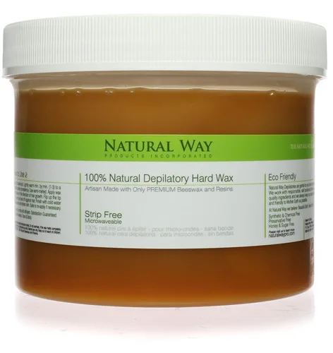 Miniatura 2 de Natural Way Cera dura: Depilación facial y corporal Barra facial con fórmula de árbol de té, para piel normal a grasa