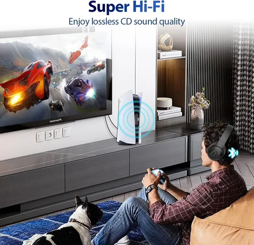 Miniatura 5 de Antank Transmisor de audio Bluetooth (USB tipo C) compatible con aptX-HD aptX AAC de baja latencia compatible con Nintendo Switch/Lite/OLED