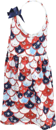 Miniatura 3 de Unique Baby Vestido de tirantes escalados para niñas