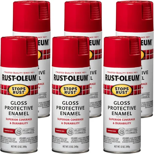 Miniatura 75 de Rust-Oleum 285092 - Pintura en aerosol para prevención del óxido, 12 onzas, transparente satinado Satinado claro