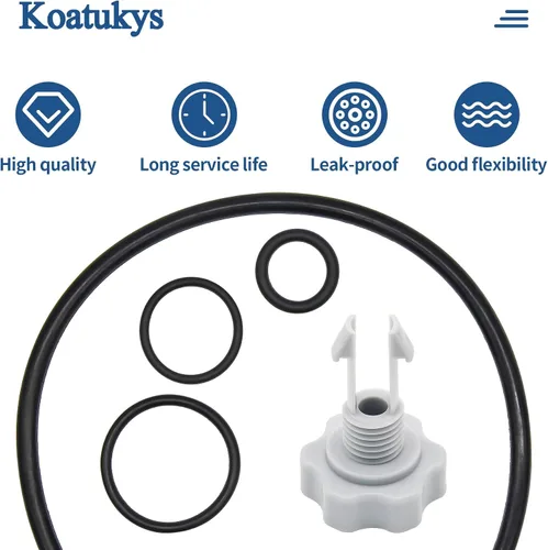 Miniatura 5 de 25003 Set de reemplazo para Intex con caudales inferiores a 1500 galones por hora Bomba de filtro Sellos Parte