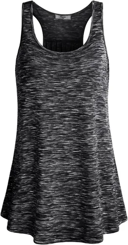 Miniatura 66 de Cestyle - Camiseta sin mangas para mujer, cuello redondo, corte holgado, para entrenamiento