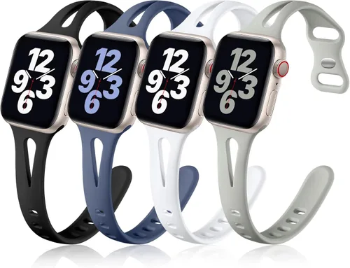 Miniatura 17 de Getino Compatible con Apple Watch Band 1.57, 1.49, 1.61, 1.65 pulgadas iWatch Series 11, 10, 9, 8, 7, 6, 5, 4, 3, 2, 1 SE, para mujeres, correas