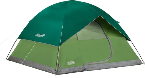 Miniatura 18 de Tienda de campaña Coleman Sundome con toldo contra lluvia, juego de tiendas para 2/3/4/6 personas, se monta en 10 minutos, refugio a prueba de clima