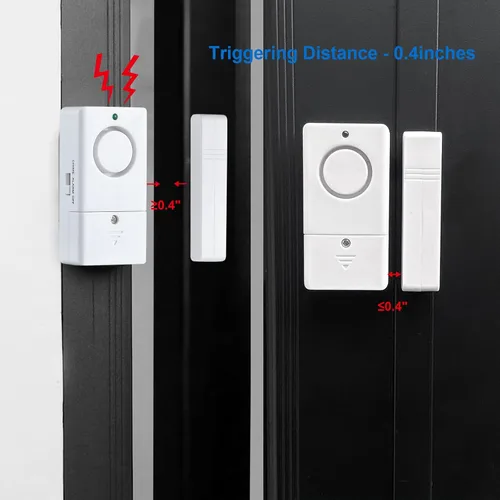 Miniatura 6 de Sensor de alarma de puerta, alarma para puertas al abrir, alarma de puerta de ventana de 120 DB, alarmas de puerta para seguridad de los niños