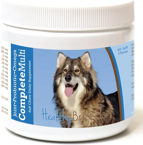 Miniatura 413 de Healthy Breeds Pug todo en uno multivitamínico suave masticable 60